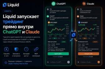 Liquid запускает трейдинг прямо внутри ChatGPT и Claude