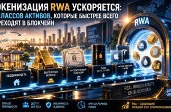 Токенизация RWA ускоряется: 5 классов активов, которые быстрее всего переходят в блокчейн