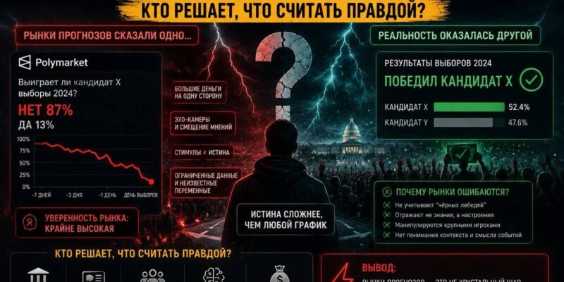 Когда рынки прогнозов ошибаются: кто решает, что считать правдой?