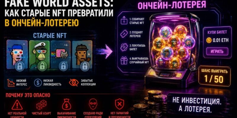 Fake World Assets: как старые NFT превратили в ончейн-лотерею